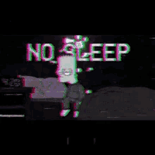 No Sleep Simpson GIF - No Sleep Simpson Depressed GIFs