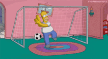 The Simpsons Homer Simpsons GIF - The Simpsons Homer Simpsons Goal Keeper GIFs