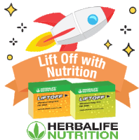 Lift Off With Nutrition Herbalife Nutrition Sticker - Lift Off With Nutrition Herbalife Nutrition Herbalife Stickers