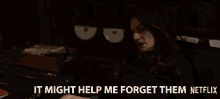 it might help me forget them michelle gomez mary wardell chilling adventures of sabrina help me forget them