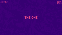 the one promotional premier ayto are you the one