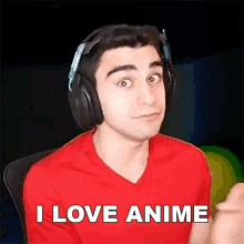 I Love Anime Omar Sebali GIF - I Love Anime Omar Sebali Weeb GIFs