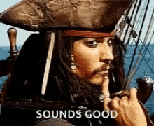 Johnny Depp Sounds Good GIF - Johnny Depp Sounds Good Captain Jack Sparrow GIFs