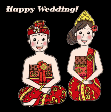 Happy Wedding GIF - Happy Wedding Selamat Pengantin Baru GIFs