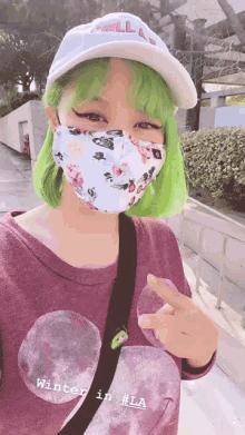 Wear A Mask Goldie Chan GIF - Wear A Mask Goldie Chan Stay Safe GIFs