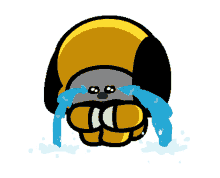 bt21 sad chimmy crying tears flowing bt21 sad chimmy crying tears flowing