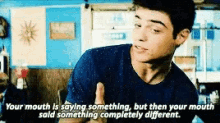 Mouth Peter Kavinsky GIF - Mouth Peter Kavinsky Saying Something Different GIFs