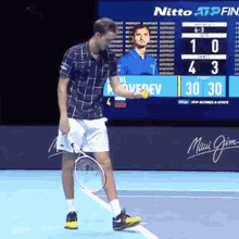 Daniil Medvedev Underhand Serve GIF - Daniil Medvedev Underhand Serve Tennis GIFs