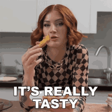 Its Really Tasty Candice Hutchings GIF - Its Really Tasty Candice Hutchings Edgy Veg GIFs