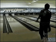 bowling strike win