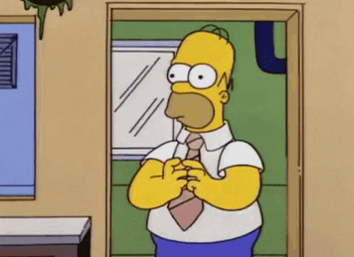 Homer Worried GIF - Homer Worried Homero - Descubre & Comparte GIFs