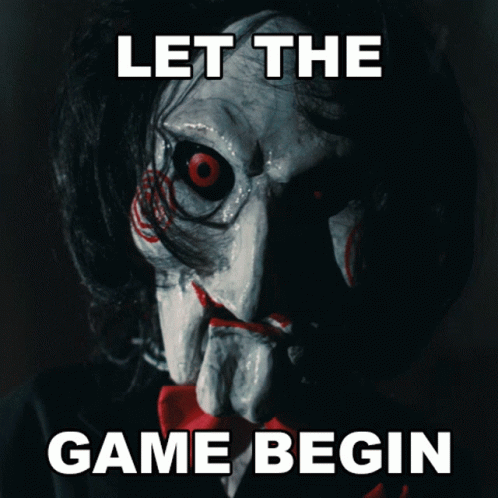 Let The Game Begin Jigsaw GIF - Let The Game Begin Jigsaw Saw6 GIFs