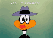 Daffy Duck Weird GIF - Daffy Duck Weird Tongue GIFs