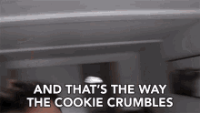 And Thats The Way The Cookie Crumbles Thats The Way Life Goes GIF - And Thats The Way The Cookie Crumbles Thats The Way Life Goes Thats How It Is GIFs