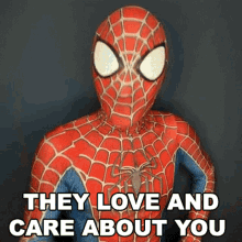 They Love And Care About You Spiderman GIF - They Love And Care About You Spiderman Cameo GIFs