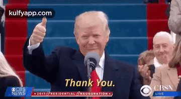 Trump Thankyou GIFs | Tenor