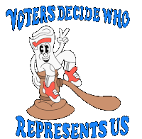 We Decide Who Will Represent Us Biden Win Sticker - We Decide Who Will Represent Us Biden Win Biden Winning Stickers