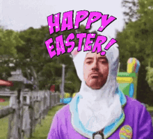 Happy Easter Easter Bunny GIF - Happy Easter Easter Bunny Robert Downey Jr GIFs