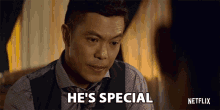 Hes Special Byron Mann GIF - Hes Special Byron Mann Uncle Six GIFs