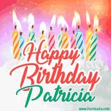 Patricia Happy Birthday GIF - Patricia Happy Birthday Candles GIFs