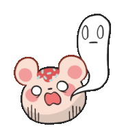 Cute Mouse Sticker - Cute Mouse Shocked Stickers