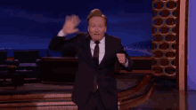 Oh Hello GIF - Conan O Brien Waving Creep GIFs