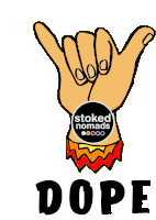 Stoked Stokednomads Sticker - Stoked Stokednomads Sendit Stickers