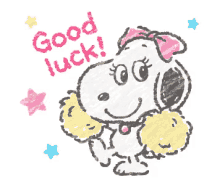 Snoopy Good Luck GIF - Snoopy Good Luck GIFs