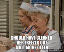 Dinnerladies Clean Freezer GIF - Dinnerladies Clean Freezer Victoriawood GIFs