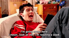 Nothing To Do But Read GIF - Bored Crazy Reading GIFs