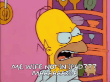 Homero Marge Simpson GIF - Homero Marge Simpson Angry GIFs