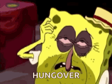 Hangover Spongebob GIF - Hangover Spongebob Hungover GIFs