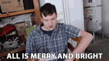 All Is Merry And Bright Holidays GIF - All Is Merry And Bright Holidays Christmas GIFs