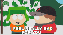 I Feel Really Bad For You Eric Cartman GIF - I Feel Really Bad For You Eric Cartman Kyle Broflovski GIFs
