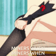 stockings miners when anime dressing up