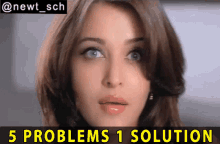5problems1solution Five Problems One Solution GIF - 5problems1solution Five Problems One Solution Aishwarya Rai GIFs