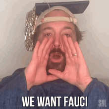 We Want Fauci Beck Bennett GIF - We Want Fauci Beck Bennett Saturday Night Live GIFs