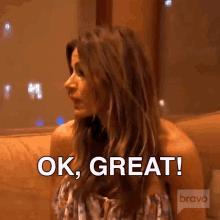 Ok Great Real Housewives Of New York GIF - Ok Great Real Housewives Of New York Rhony GIFs