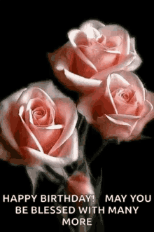 Happy Birthday Rose GIF - Happy Birthday Rose Blooming GIFs