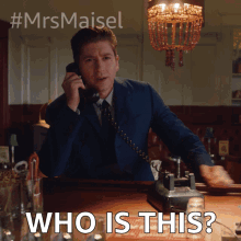 Who Is This Joel Maisel GIF - Who Is This Joel Maisel The Marvelous Mrs Maisel GIFs