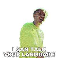 I Can Talk Your Language Deadfriend Sticker - I Can Talk Your Language Deadfriend Dangerous Song Stickers