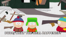 Dude What The Hell Happened Cartman GIF - Dude What The Hell Happened Cartman South Park GIFs