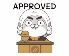 rabbit approved cute judge animal