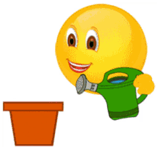 amiti%C3%A9 emoji emoticon watering the plant rose