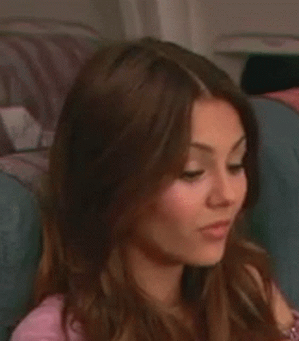 Victoria Justice,Tongue In Cheek,nod,agreed,okay,gif,animated gif,gifs,meme...