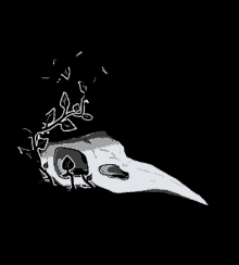 Witch Crow Witchy GIF - Witch Crow Witchy Crow Skull GIFs