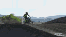Riding Fast Dirt Rider GIF - Riding Fast Dirt Rider Kawasaki Kx250 GIFs