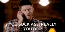 spn supernatural jensen ackles dean winchester annoyed spn supernatural jensen ackles dean winchester annoyed