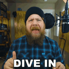 Dive In Fluff GIF - Dive In Fluff Riffs Beards And Gear GIFs
