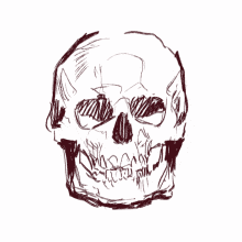 skull halloween death drawing concept art